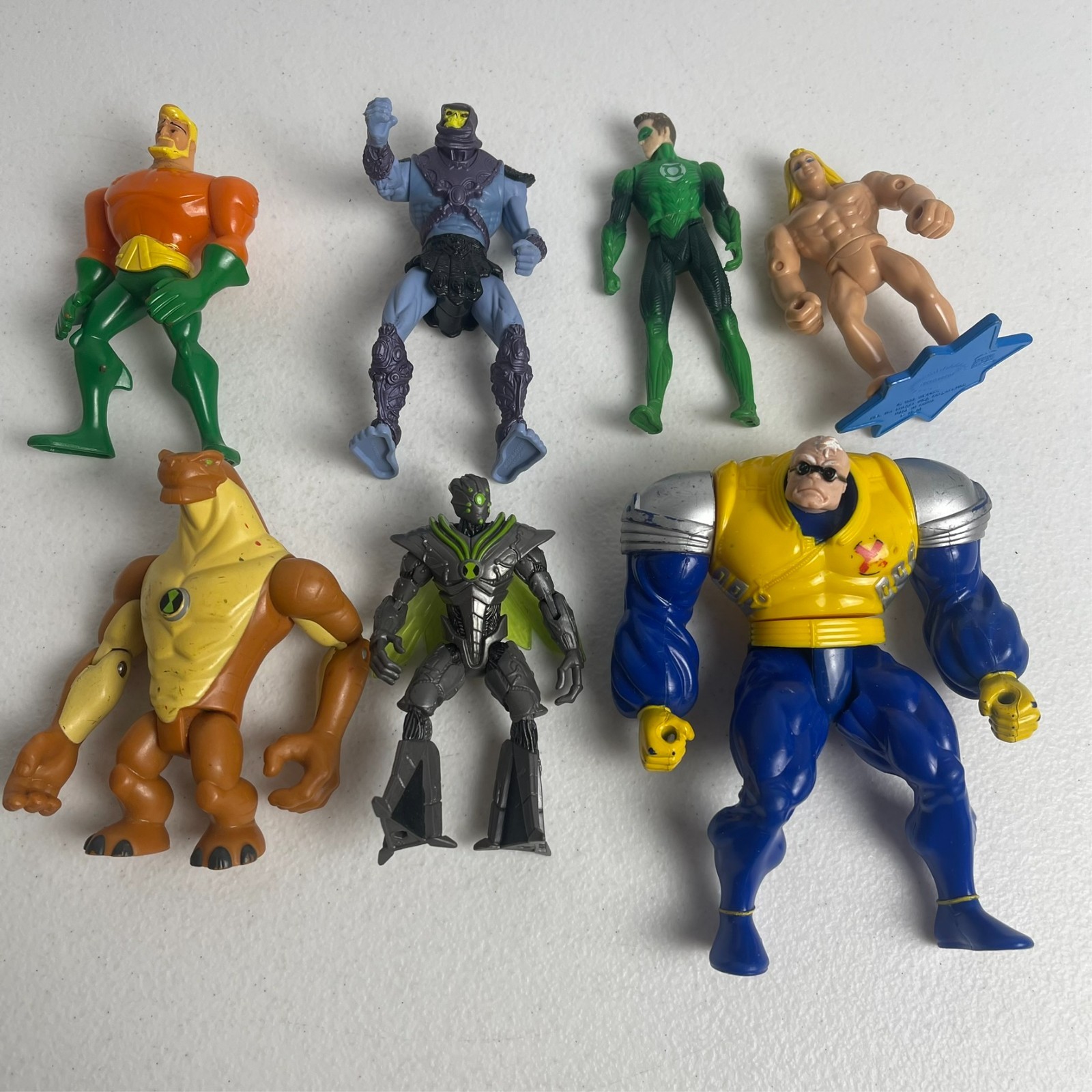 VTG - Modern He-man Green Lantern toy lot - 6