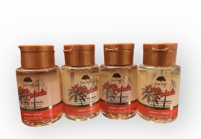 NEW~ Tree Hut Coco Colada Foaming Gel Wash LOT x4 Pineappple Coconut Radiant -