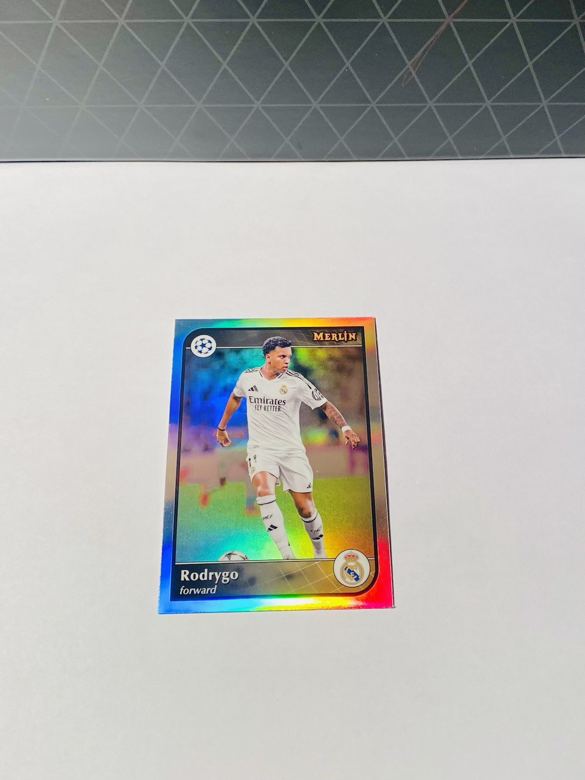 Vinicius Jr. X-Fractor. Rodrygo Silver Refractor. Topps Chrome. Topps Merlin. view 3