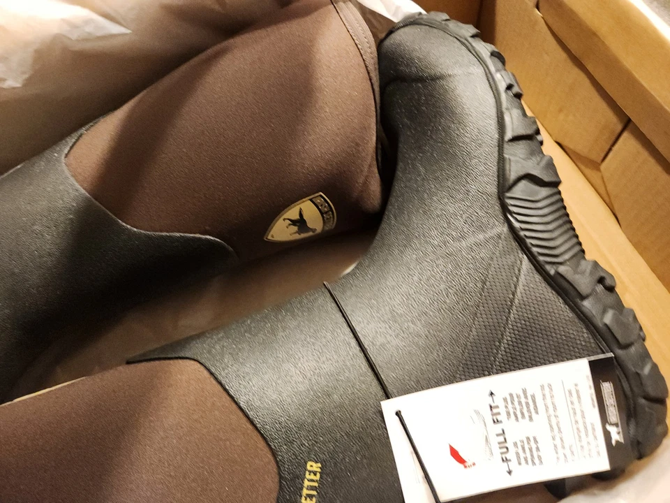 Irish Setter MudTrek 15" Waterproof Full Fit Rubber Boots (MEN'S 9) Brown 4839 - Image 3 of 4