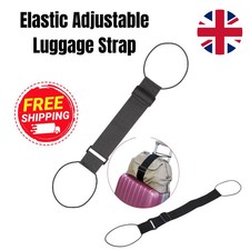 Easy Add A Bag Strap Travel Luggage Suitcase Adjustable Belt Carry On Bungee UK
