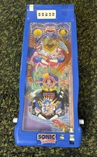 Sonic the Hedgehog Sega Tabletop Pinball Machine 1992 Tomy - Untested - Read!!