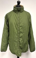 British Military Issue Reversible Green Sand Cold Weather Softie Jacket, Large