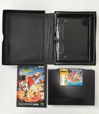 Flying Power Disc Neo Geo Data East AES ROM Cartridge Game Japan Rare
