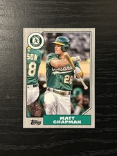 2022 Topps Matt Chapman 1987 Design Platinum 1/1