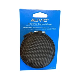 Mini Hard Shell Ecouteurs Case Travel Noir