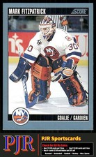 Mark Fitzpatrick 1992-93 Score Canadian #210 New York Islanders