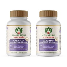 2 x Maharishi Ayurveda Cardimap Tablets Hypertension Management BP Control