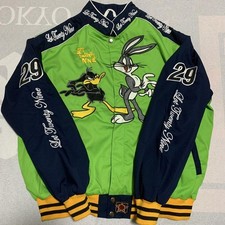 Rare Jeff Hamilton Looney Tunes racing jacket Size L limited From JAPAN  