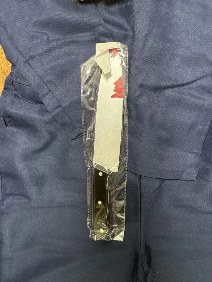 Disfraz de Michael Myers Mono para Adulto XL con Máscara de Goma/Látex y Cuchillo de Plástico Foto 3 de 4