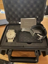 MTM H-61 Silver Hypertec Mens Wristwatch-Worn Twice, Extra Nylon Strap