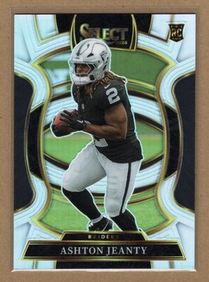 2025 Panini Select Ashton Jeanty RC Silver Prizm Concourse Level #4 Raiders