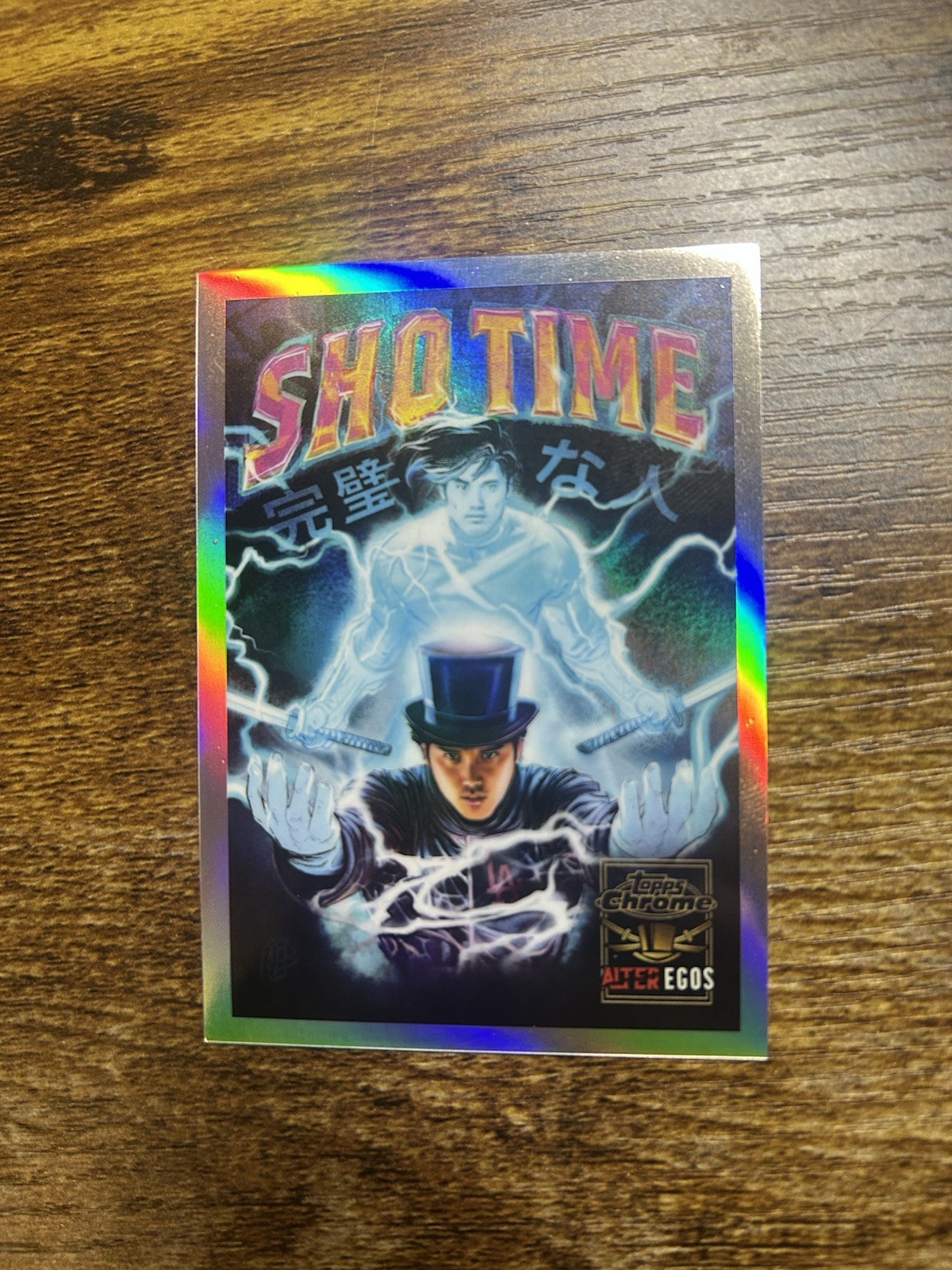 2025 Topps Chrome Update Shohei Ohtani Alter Ego Super Heroes #AE-9 Dodgers