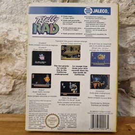 TOTALLY RAD JEU NINTENDO NES BOITE + JEU SANS NOTICE PAL FRA TBE JALECO RETRO