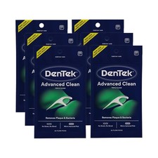 DenTek Triple Clean Advanced Floss Picks, No Break 20 Count Pack of 6 