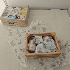 Le Toy Van Wooden Eggs & Dairy Toy Crate BNIB BOX DAMAGED. + some extras