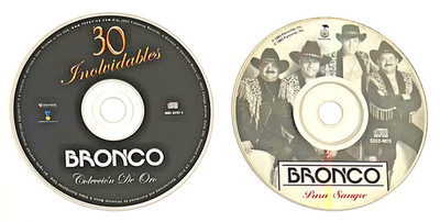 Bronco CD Lot Latin Pop Norteno Cumbia Tejano 30 Coleccion De Oro Pura Sangre  
