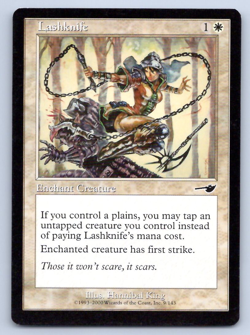 Magic: The Gathering Lashknife 9 Nemesis NMS C LP