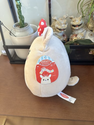 Squishmallow 8" Clarice The Reindeer Official Kellytoy Rudolph The Red Plush NWT - Picture 4 of 5