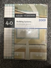 BUILDING SYSTEMS Kaplan Textbook 2009 By John Hardt ARE 4.0