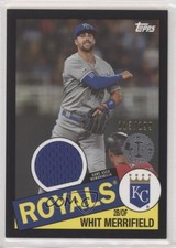 2020 Topps 1985 Topps Baseball Relics Black 113/199 Whit Merrifield #85R-WM qf8