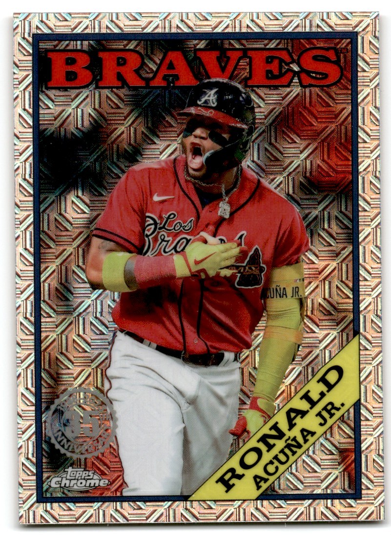 2023 TOPPS CHROME SILVER PACK RONALD ACUÑA JR. ATLANTA BRAVES