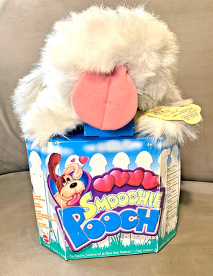 Mattel Smoochie Pooch Hund Vintage 90er mit OVP Plüsch selten / NEU