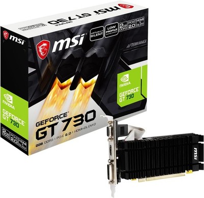 (Factory Refurbished) GT 730 2GB DDR3 PCIe 2.0 N730K-2GD3H/LPV1 Video Card
