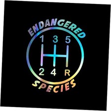 Endangered Species Manual Decal Vinyl Sticker Auto Car Truck Wall Laptop 