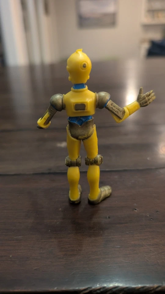 Figura De Colección 1986 Star Wars C3PO PVC España Droides Dibujos Animados Foto 3 de 4
