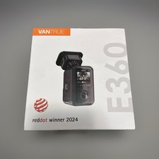Cámara de tablero panorámica 360° Vantrue E360 5.2K, 5GHz WiFi GPS HDR IR visión nocturna
