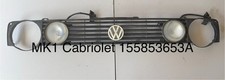 Oem Vw Mk1 Cabriolet Front Grille W Lights Harness 155853653a Rabbit