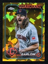 2024 Topps Chrome Update Sapphire Edition Gold 44/50 Scott Barlow #USCS42 16wc