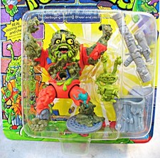 Vintage TMNT Action Figure  - 1990 Muckman & Joe Eyeball - Mint