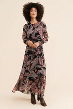 Anthropologie - Paisley Maxi Dress, size 4