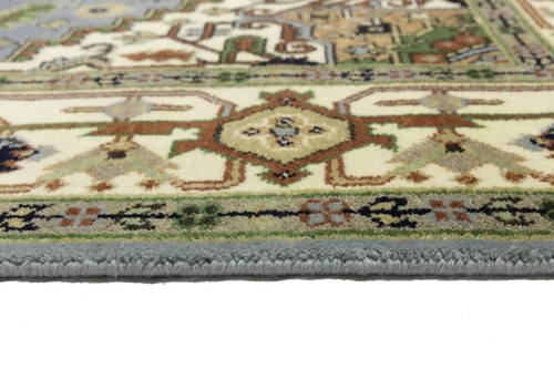 8X10 ft Rare Khaki Oushak Chobi Oriental Rug Floral Design Dining Room Decor - Picture 15 of 19