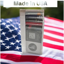 Made in USA Checkbook Plastic Insert For Pictures Cards 6 Pages SET OF 2 Inserts