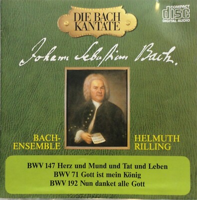 J.S. Bach : Die Bach Kantate - BWV 147, BWV 71, BWV 192 (CD 1987 Laudate) *VG*