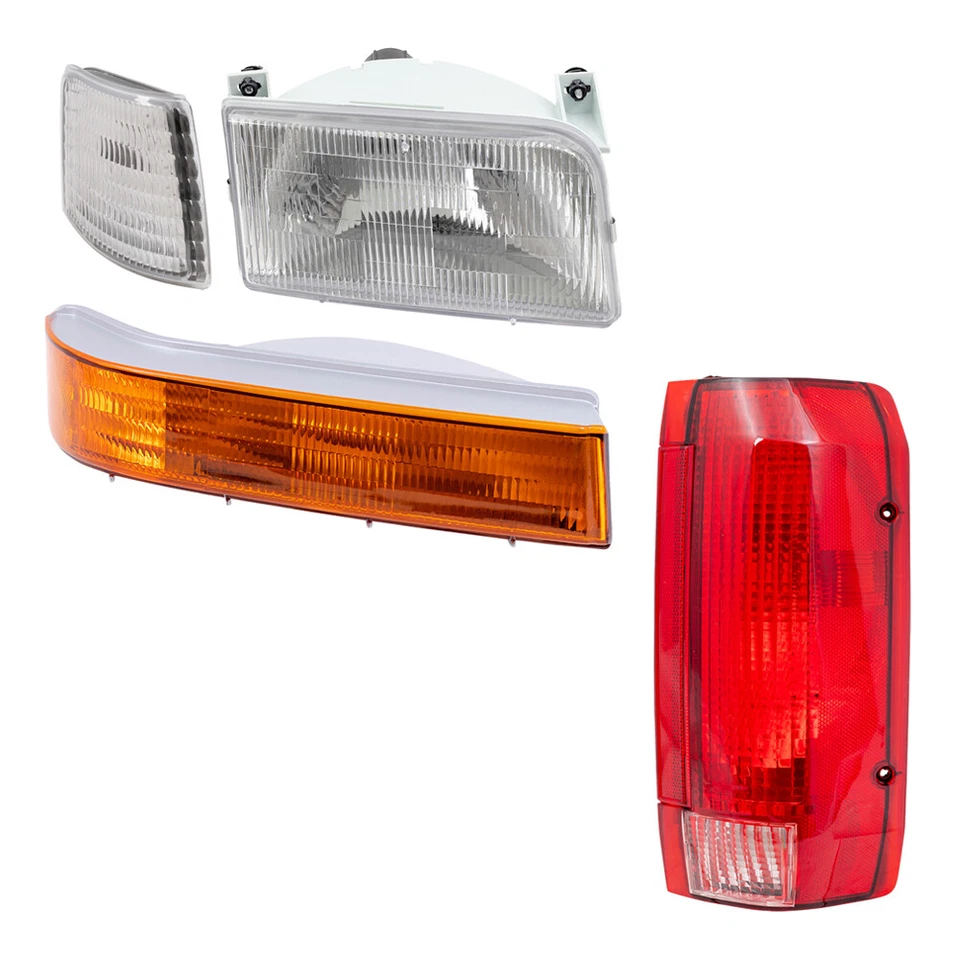 Faros traseros y luces de señal 1997 F-250 para 92-96 F150 92-96 Bronco Foto 3 de 4