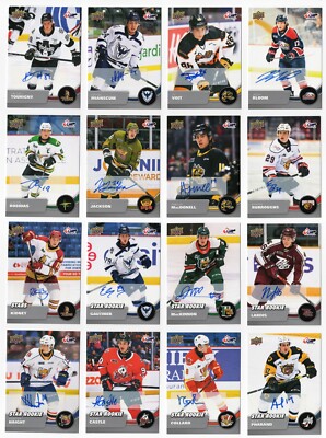 2021-22 Upper Deck CHL Signature Autograph Pick From List !!