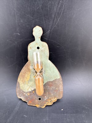 Antique Metal Egg Timer Holder  very Rare