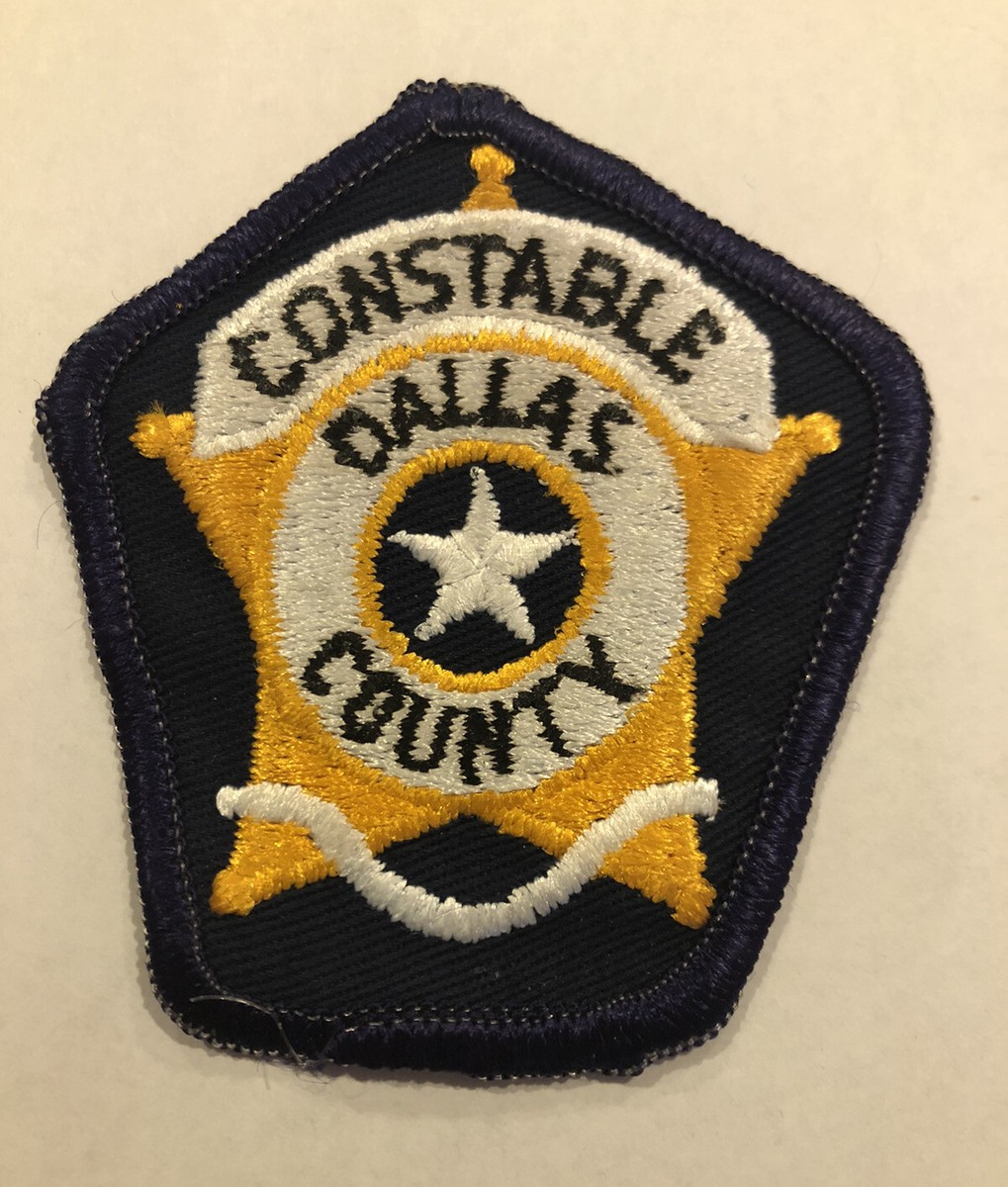 Dallas County Texas Constable Patch ~ Approximately 3” Tall | eBay