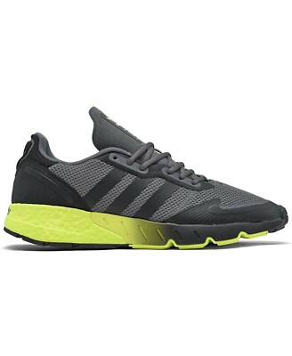 adidas Originals ZX 1K BOOST Casual Shoes Grey/Black/Solar Yellow