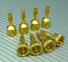 Monster Cable MT-B Monster Lock Bananas Set of 8 connectors 