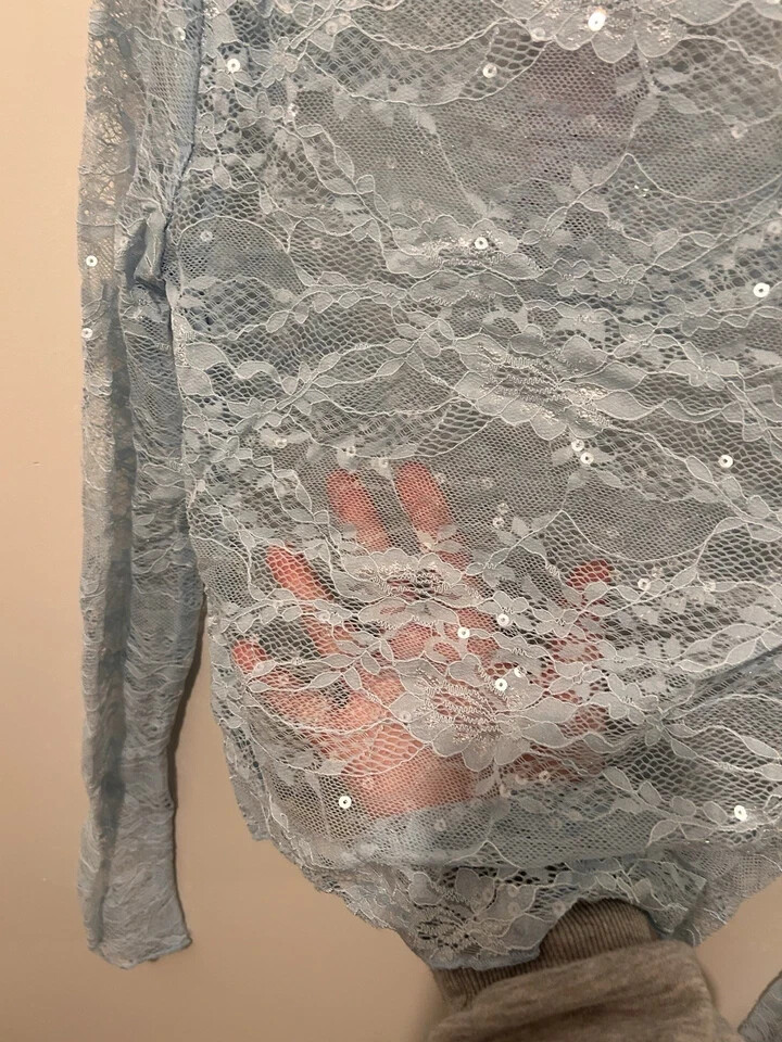 Wild Fable Women’s Blue Lace Top Size Small NWT