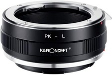 K F Concept Manual Focus Lens Adapter for Pentax K Mount Lens to L Mount Cameras