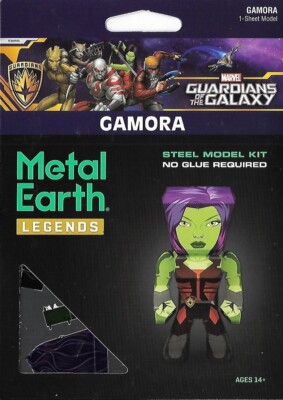 Fascinations Metal Earth Legends Marvel Guardians of the Galaxy GAMORA Model Kit