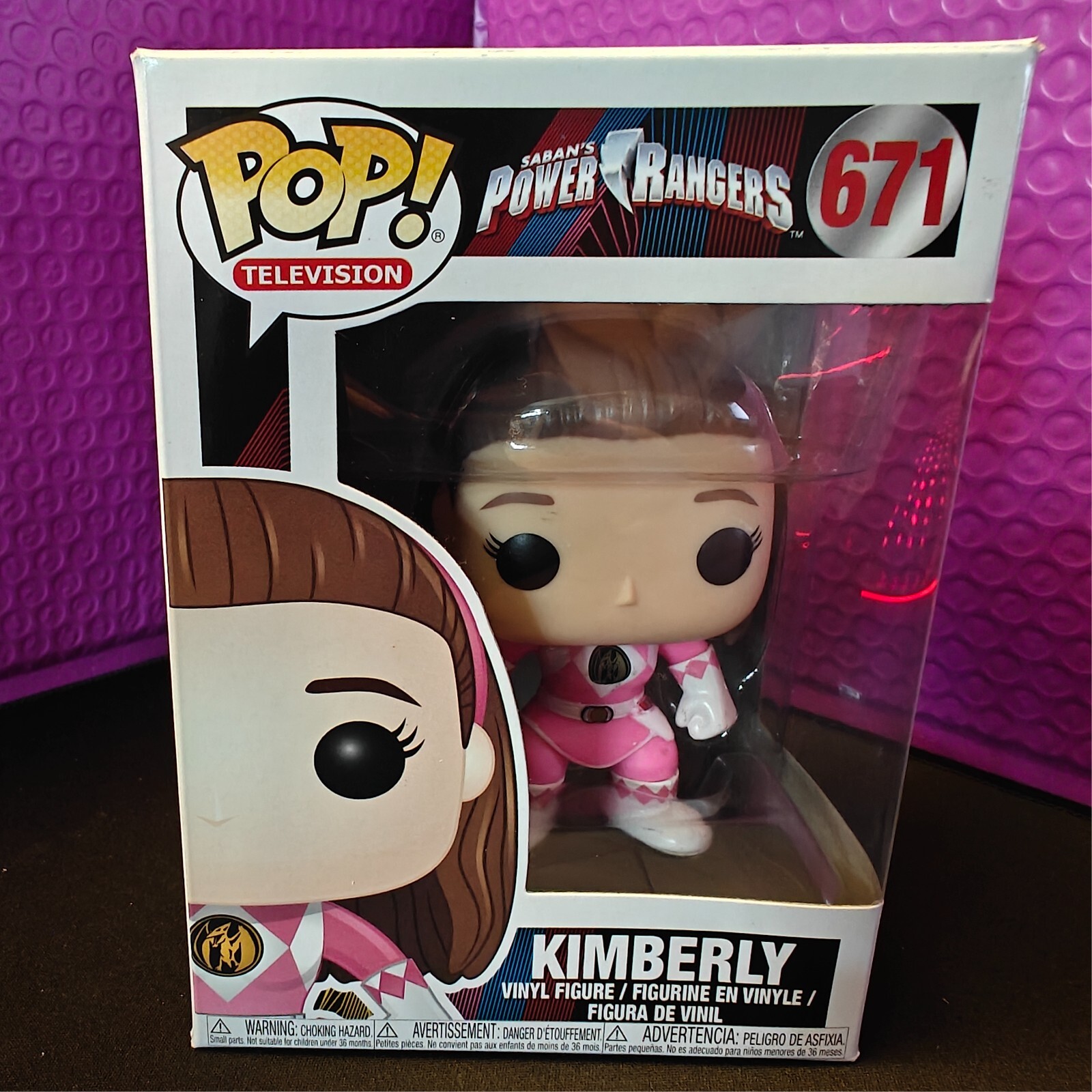 Funko Pop! Vinyl: Kimberly #671 Power Rangers - Pink Ranger - Private Collection
