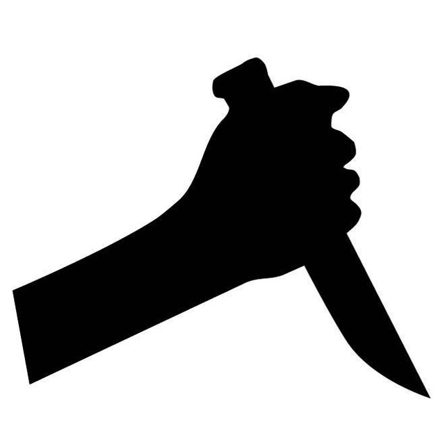 Hand With Dagger Silhouette Car Decal Sticker for sale online | eBay