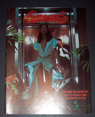 The Dramatics Do What You Wanna Do 1978 Short Print Poster Type Advert ...